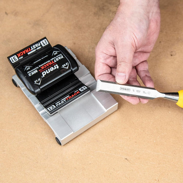 Trend Fast Track MK2 Schärfer, Ideal für alle Meissel und Hobeleisen von 3 mm bis 65 mm Breite, Diam