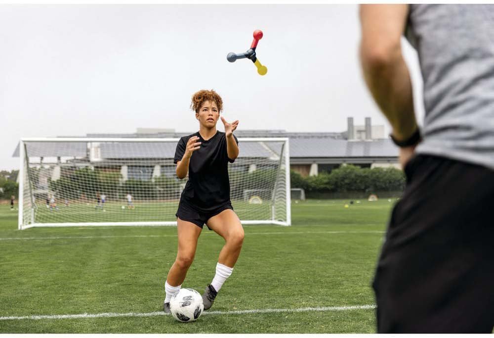 SKLZ Sports & Outdoor & Sports Reaktionsbälle Reaktiver Verschluss Sportreaktionsgerät, Blau/Gelb/Ro