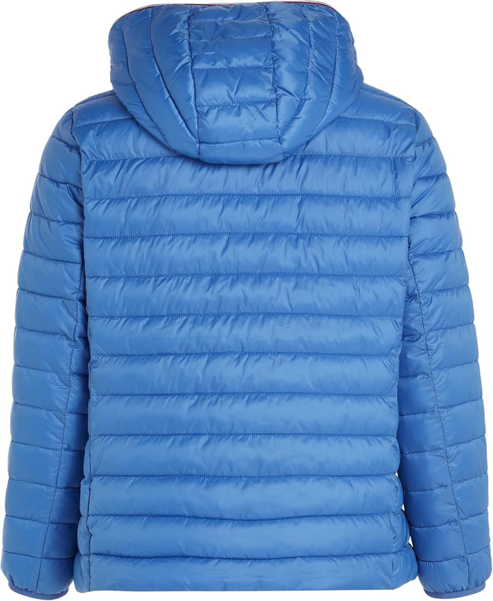 Tommy Hilfiger Damen Daunenjacke Padded Stripe Jacket Winter 46 Iconic Blue, 46 Iconic Blue