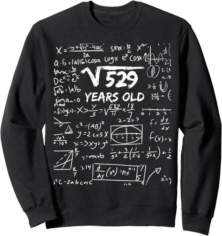Quadratwurzel von 523 23. Geburtstag 23 Jahre altes Geschenk Sweatshirt