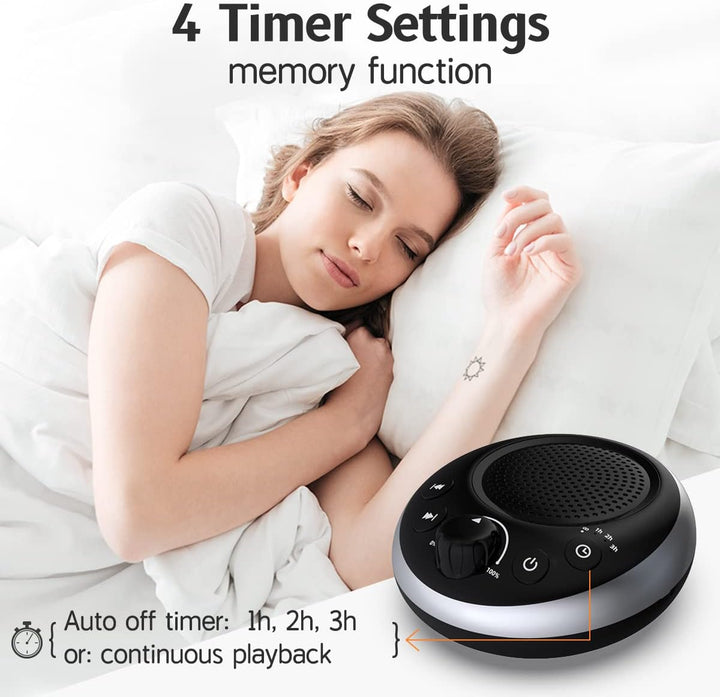 Sound Machine Loud White Noise Machine Nonstop Brown Noise Sleep Machine 30 Soothing Sounds for Baby