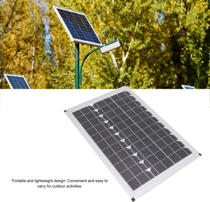 100W Solar Panel Kit E mit 20A 12 V 24 V Controller für das Camping des Autos