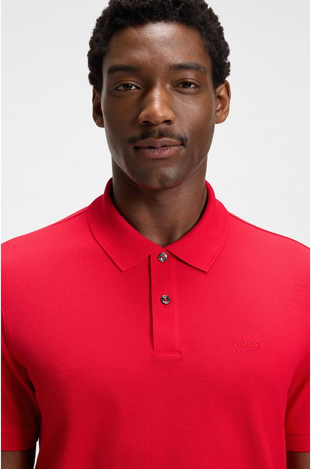 Pallas Poloshirt Aus Baumwoll-piqué Mit Logo-Details S Rot Sieben, S Rot Sieben