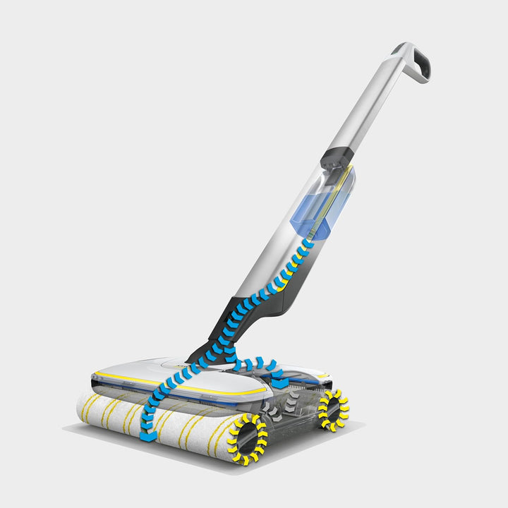 Kärcher Hartbodenreiniger FC 7 Cordless Plus Stone, kabelloser Bodenreiniger mit 4 rotierenden Mikro