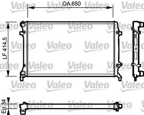 Valeo Kühler Motorkühlung 735120