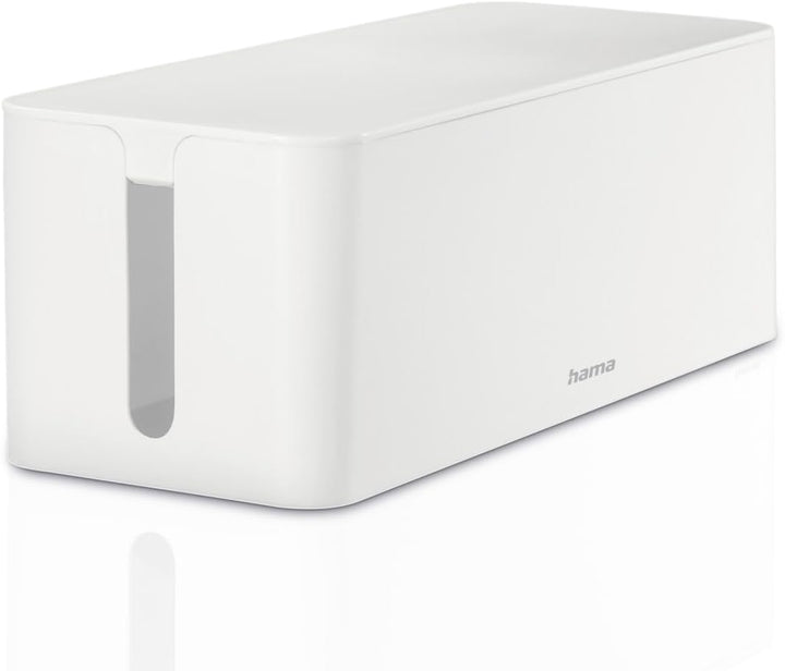 Hama Kabelbox, Maxi (Kabelbox für Steckdosenleiste, einfaches Kabelmanagement, für Büro, Schreibtisc