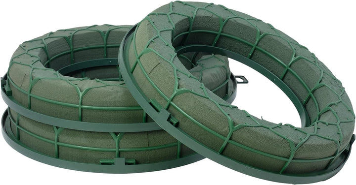 Flowerbox Oasis Steckschaum IDEAL Universal Ring Ø27cm Steckmasse Steckschwamm - 3 Stück