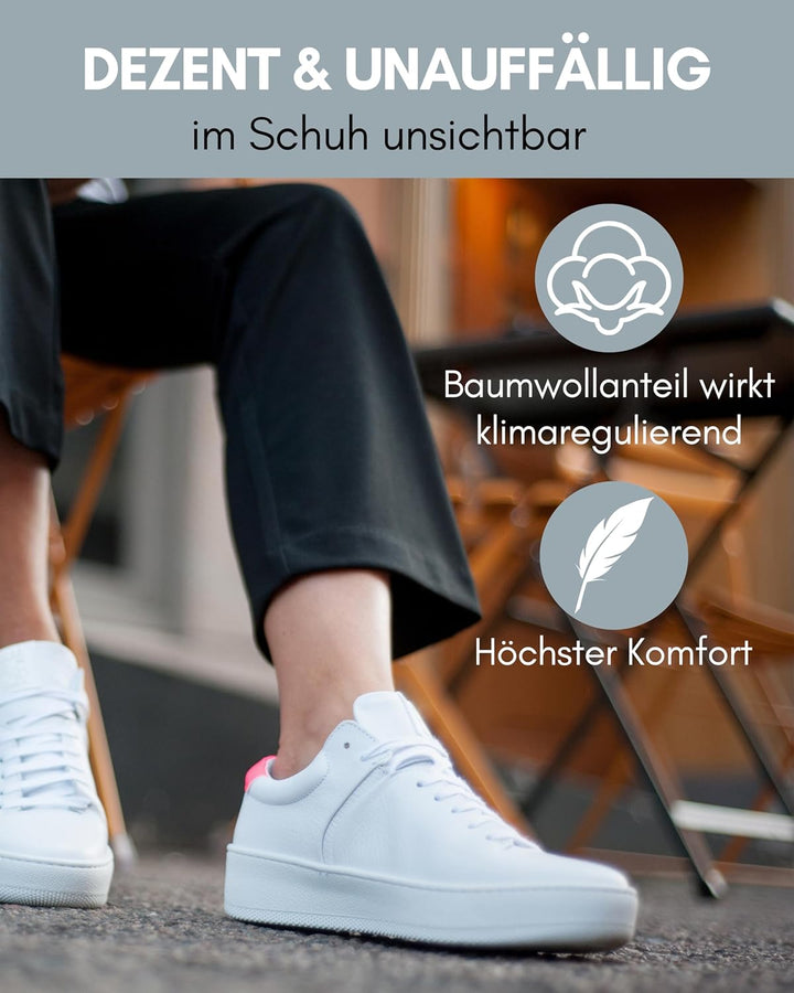 HELDENWERK 10 Paar Füsslinge für Damen & Herren - Unsichtbare Sneaker-Socken atmungsaktiv & bequem -