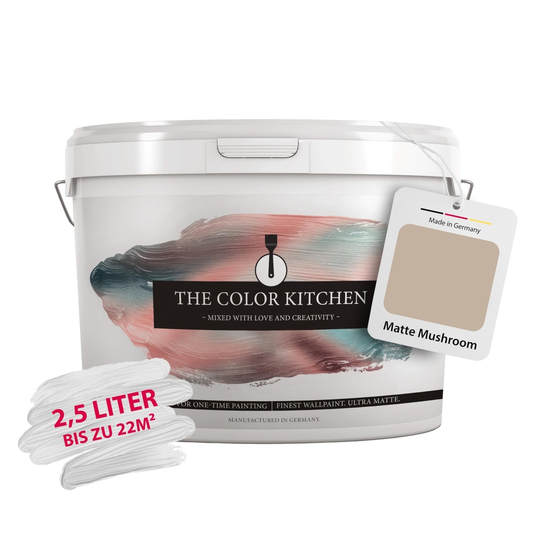 A.S. Création THE COLOR KITCHEN universelle Wandfarbe - Malerfarbe für Wohnräume und Arbeitszimmer -