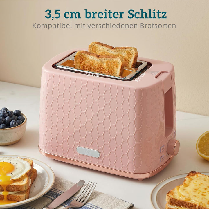 HOMCOM Wasserkocher- und Toaster-Set, 1,7L 2200W Schnellkoch-Wasserkocher mit automatischer Abschalt