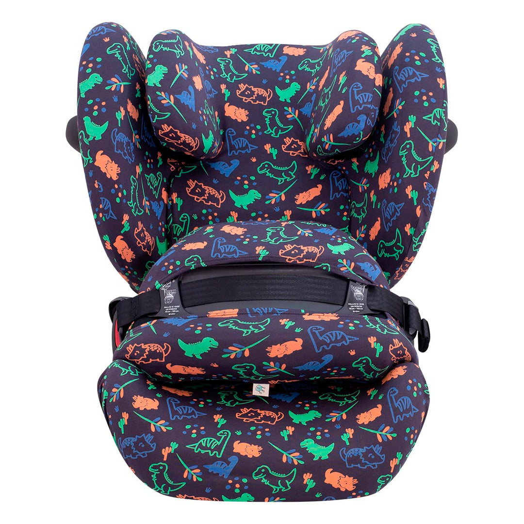 JYOKO KIDS Bezug Kompatibel mit Cybex Pallas G I-SIZE (Bezug Pallas G, HAPPY DINO) Bezug Pallas G HA