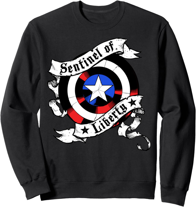 Marvel Captain America Sentinel Of America Shield Sweatshirt