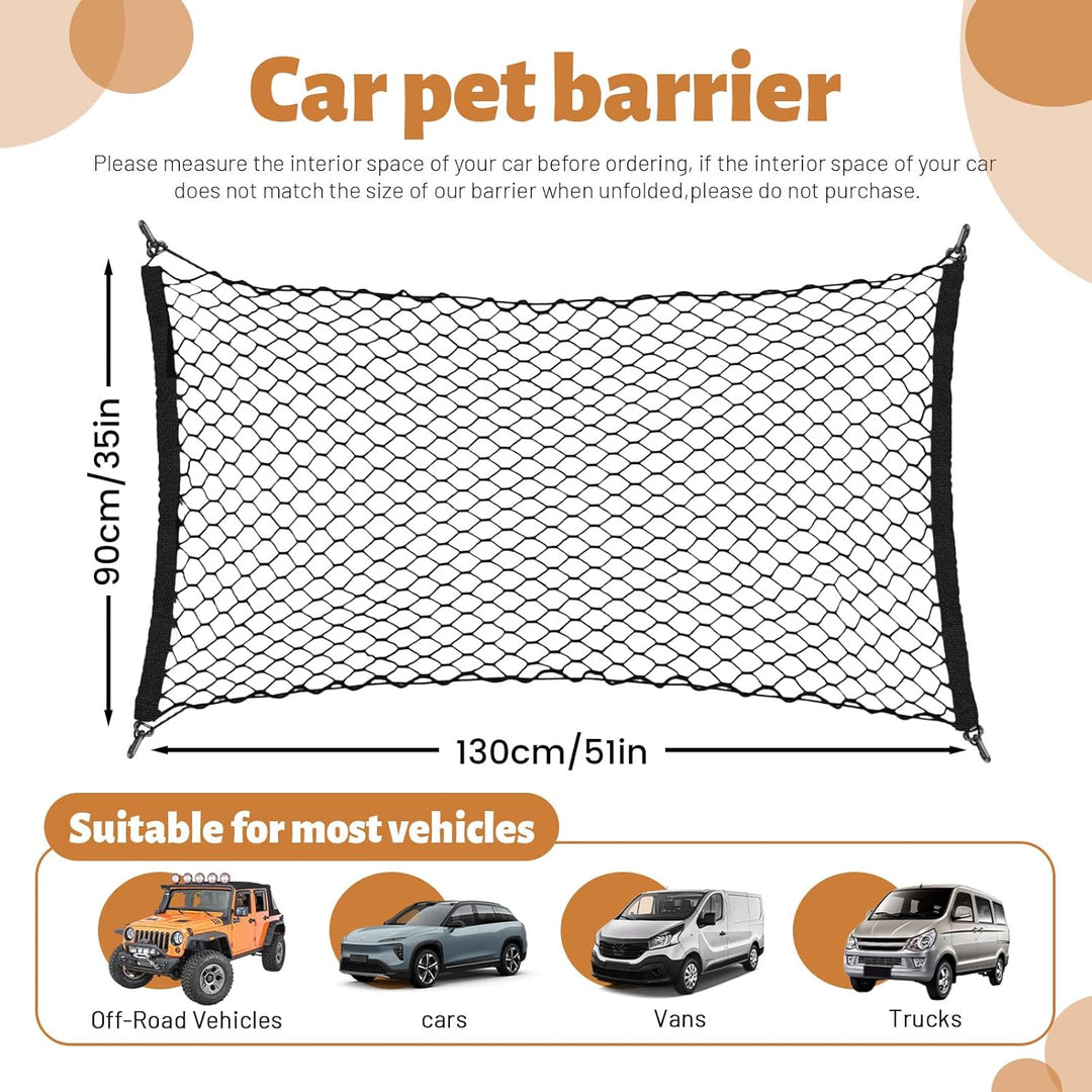 Hunde-Auto-Barriere, Hunde-Barriere für Auto, Trennwand für Rücksitz, Hundebarriere für SUV, Haustie