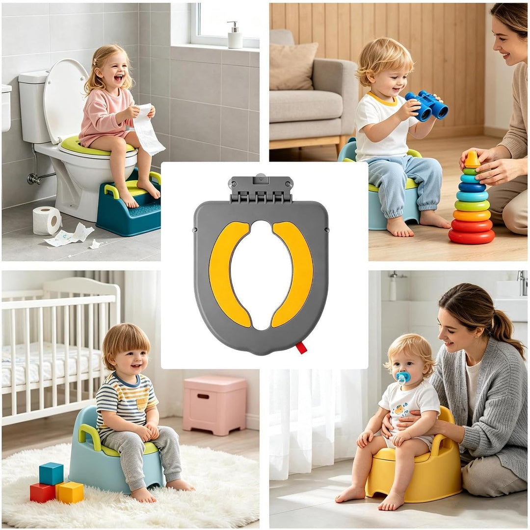 Töpfchen-Trainingssitz Tragbares Saugnapf-Trainingskissen | Kinder Toilettensitz Aufsatz für Kinder,