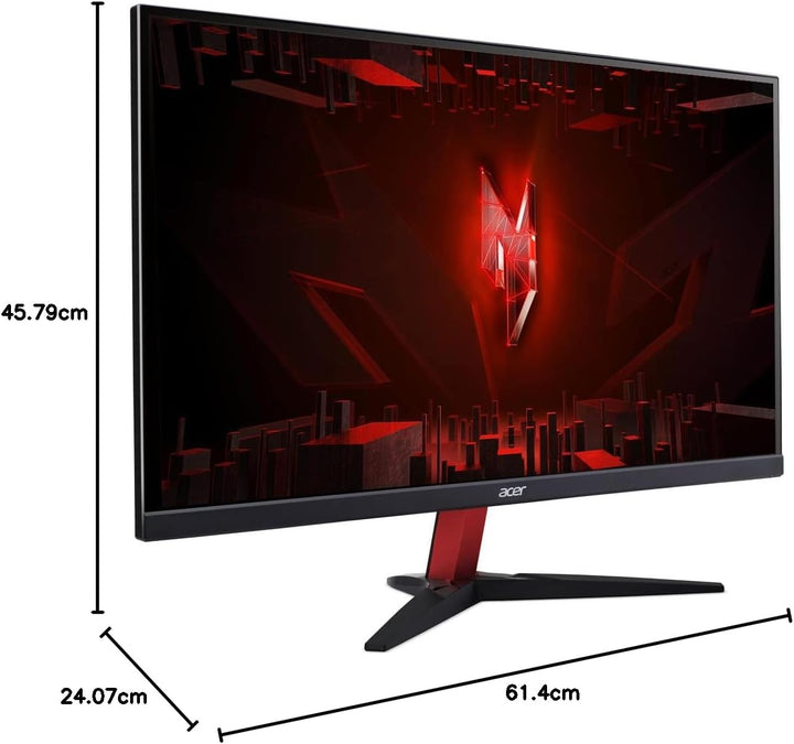 Acer Nitro KG272S3 Gaming Monitor 27 Zoll (69 cm Bildschirm) Full HD, 180Hz, bis zu 0.5ms (GTG), 2xH