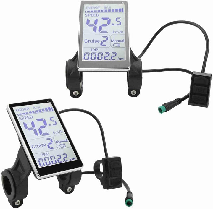 Elektrofahrrad-LCD-Display, 5-polig, 24 V, 36 V, 48 V, 60 V, Fahrrad-Kilometerzähler, Universal-E-Sc