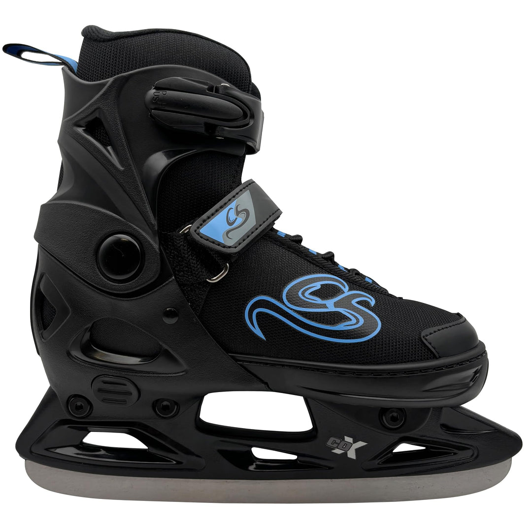 Cox Swain verstellbare Schlittschuhe Crystal, Eislaufschuhe für Kinder, Jugendliche und Erwachsene b