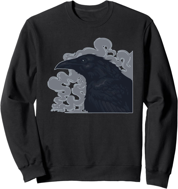 Schwarzer Rabe und Rauchkrähe Geschenk Sweatshirt