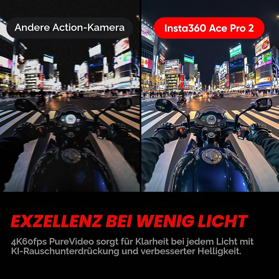 Insta360 Ace Pro 2 Ultimativ Bundle- 8K wasserdichte Actionkamera mit Leica entwickelt, 1/1,3" Senso