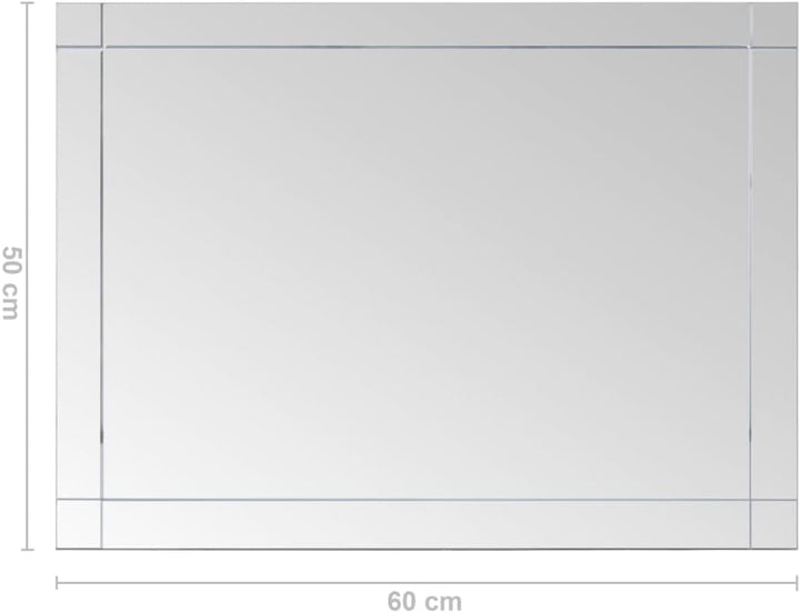 vidaXL Wandspiegel Spiegel Badspiegel Kosmetikspiegel Dekospiegel Schminkspiegel Badezimmerspiegel F