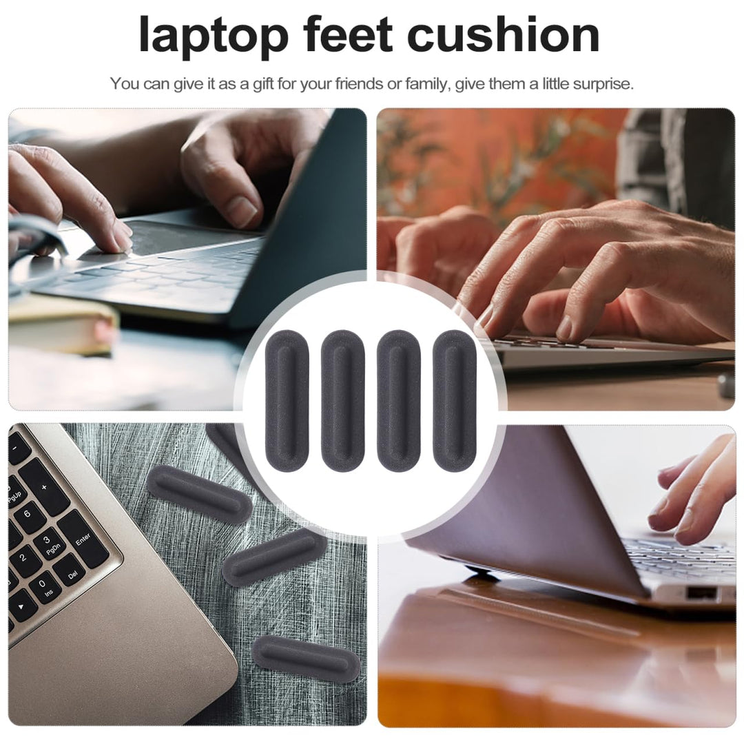 OSALADI 4 Stück Gummikissen für die Unterseite des Laptops, Fusspolster für Laptop, Autotür-Stosssta