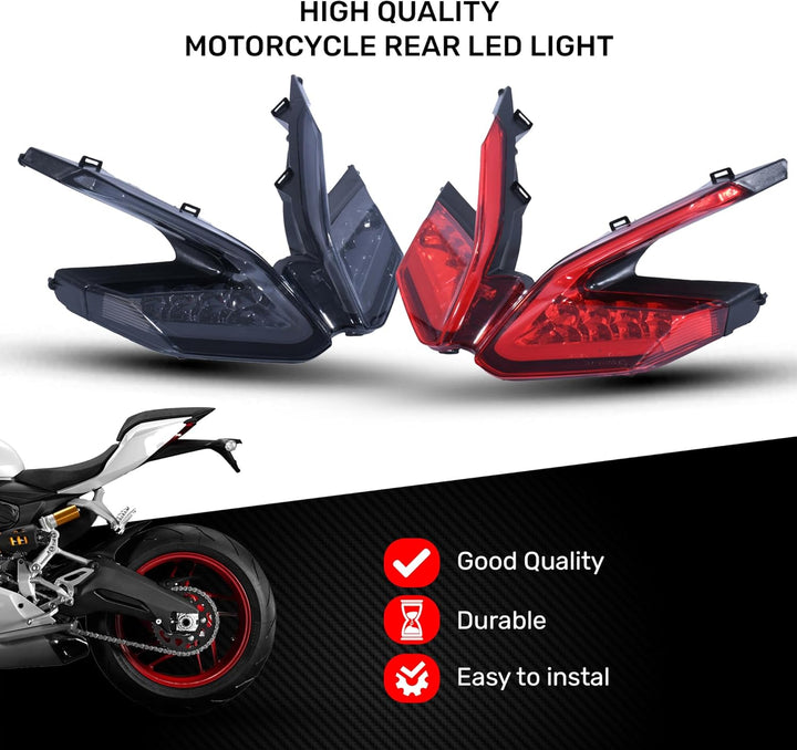 aVDB-moto LED Bremslicht kompatibel mit DUCATI PANIGALE 1199, S, R 2012-2015, PANIGALE 899 2013-2015