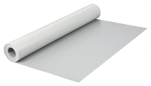 haggiy Schubladeneinlage - Küchenschrankeinlage 200 x 48 cm, rutschfest und elastisch (Grau), Grau