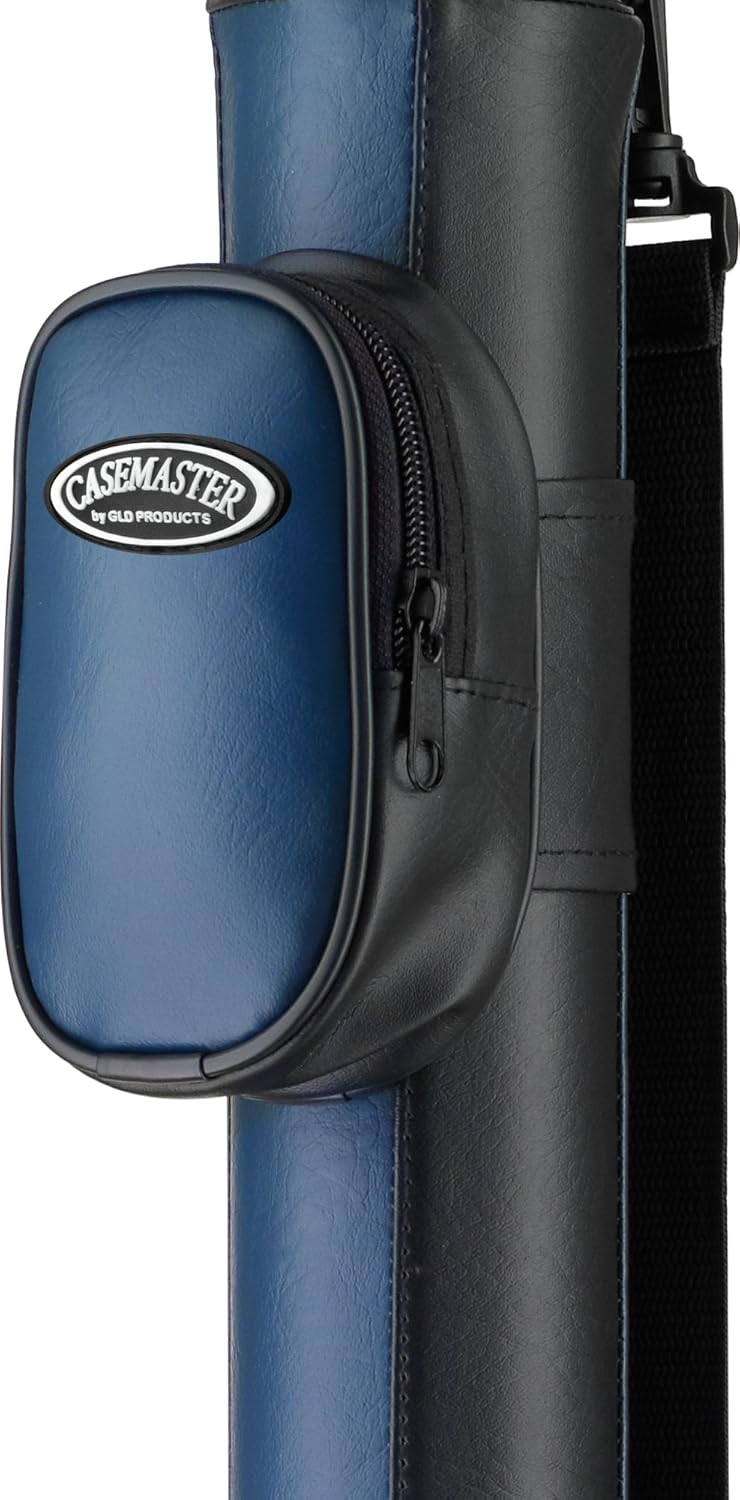 Casemaster Racks/Futons Q-Vault Classic Billard-/Poolqueue-Hartschalenkoffer Blau, Blau