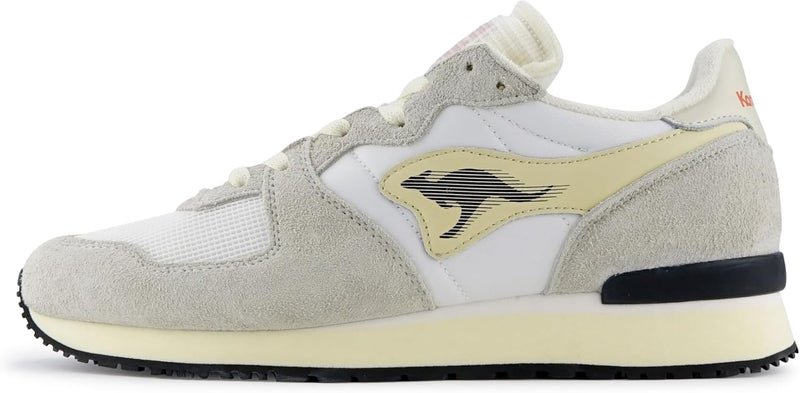 KangaROOS Unisex Aussie Mono Sneaker 38 EU Cream White, 38 EU Cream White