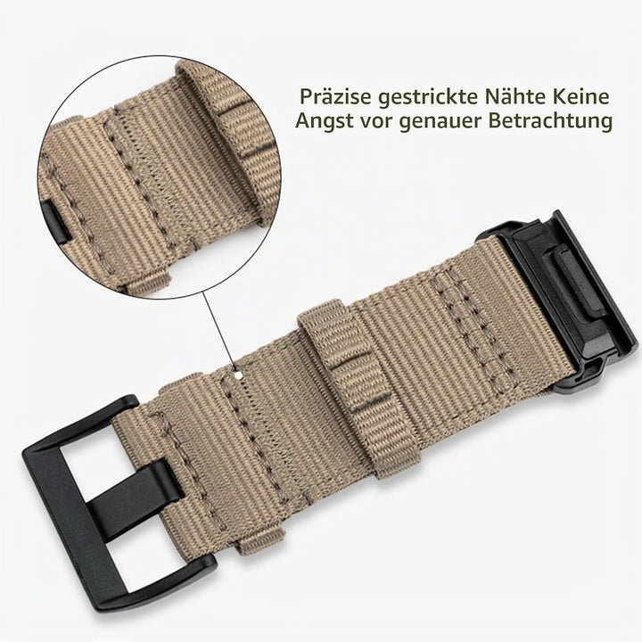 YOOSIDE Verbessert QuickFit 26mm Nylon Armband für Garmin Fenix 7X / Fenix 6X / Fenix 5X / Enduro, S