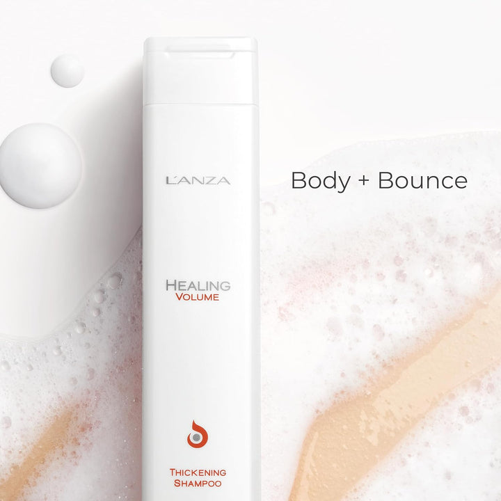 L'ANZA Heilungsvolumen Verdickendes Shampoo (300 ml), Verleiht Feinem und Plattem Haar Glanz, Volume