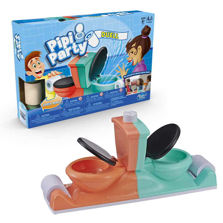 Hasbro Spiele E3257100 PIPI Party Duell, Kinderspiel, Multicolor, Pipi Party Duell