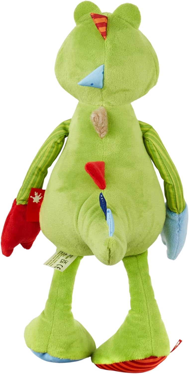 SIGIKID 42847 Stofftier Krokodil Patchwork Sweety Kuscheltier zum Spielen & Schmusen aus weichem Mat