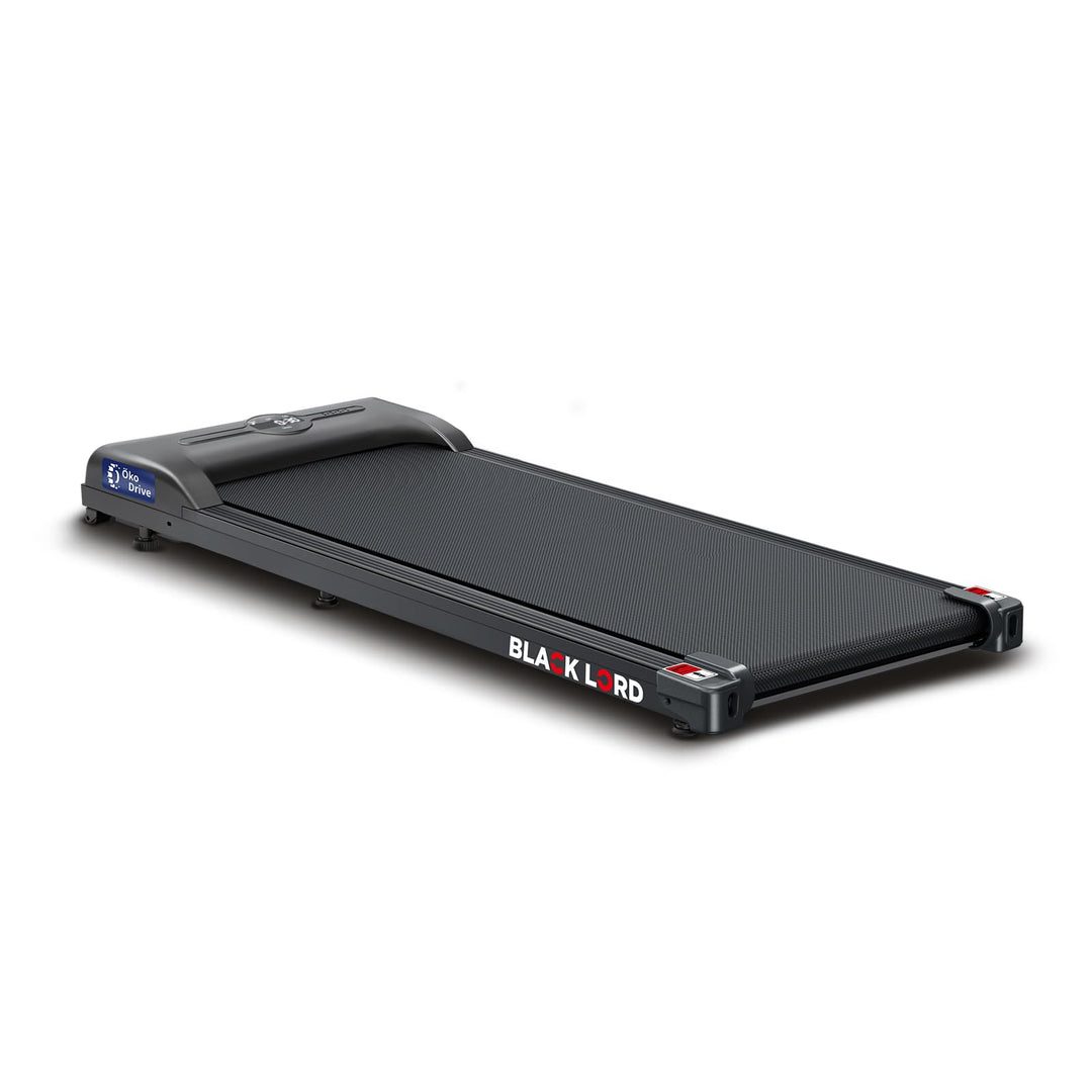 BLACK LORD 3-in-1 Walking Pad Laufband, leises tragbares Untertisch-Laufband mit Bluetooth-Lautsprec