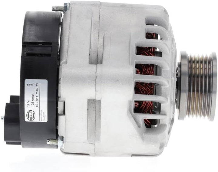 HELLA - Generator/Lichtmaschine - 14V - 105A - für u.a. Opel Zafira / Zafira Family B (A05) - 8EL 01