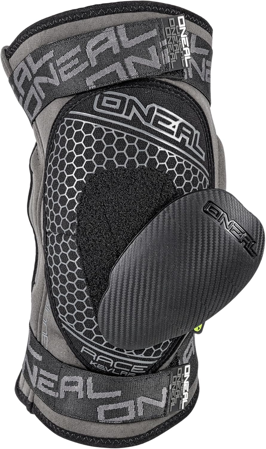 O'Neal Sinner Knie IPX Protektor RACE Grau Aramidfaser DH MTB FR AM Schoner, 0291-1, Grösse Medium,