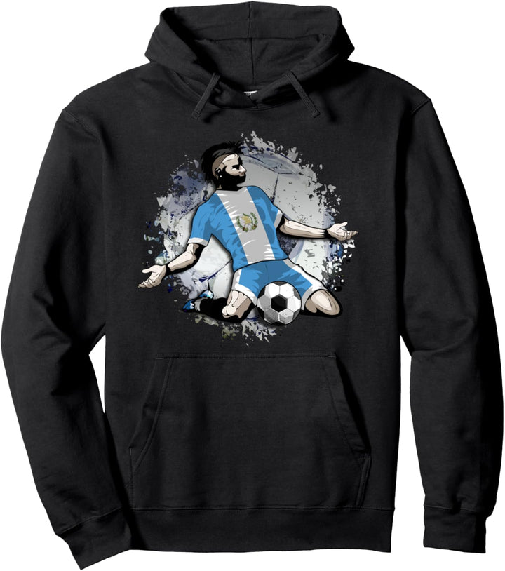 Guatemala Fussball Guatemaltekische Nationalflagge Sport Art Pullover Hoodie