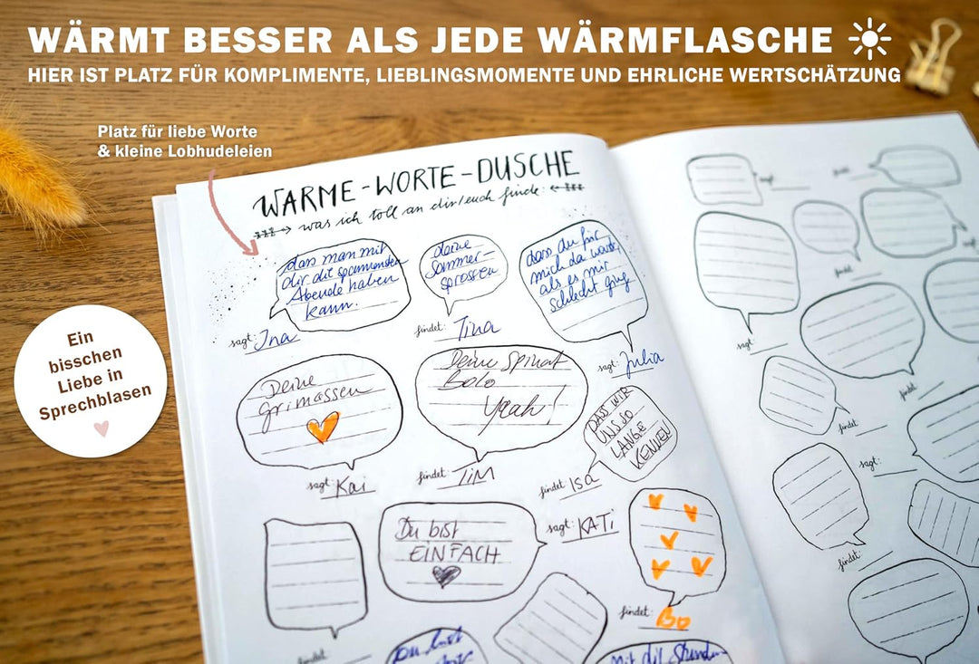 Eine der Guten Gästebuch zum Geburtstag mit Fragen zum Ausfüllen, Weiss | Witziges Freundebuch für E