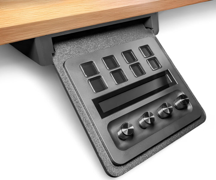 Tischhalterung für Elgato Stream Deck +, Platzsparend, Versenkbar, Zubehör zur Organisation von Gami