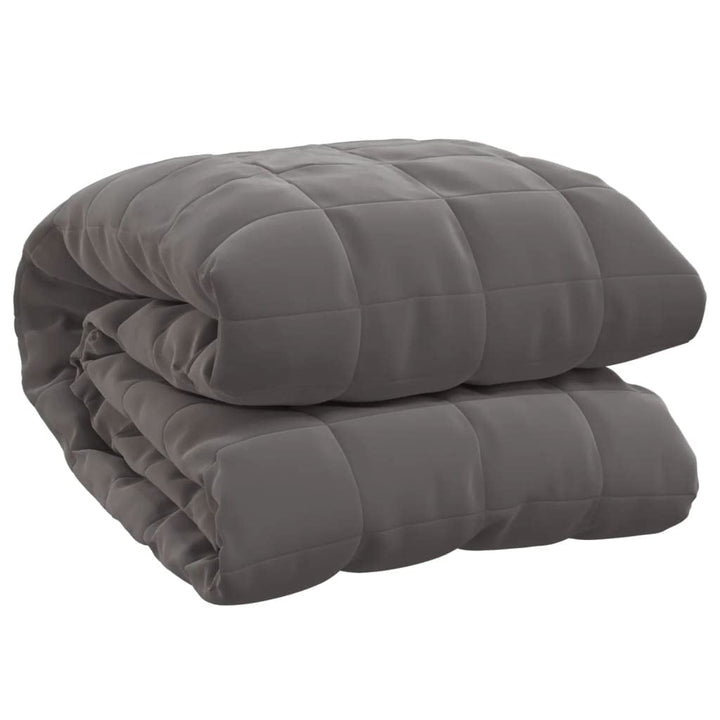 Mokuyary Gewichtsdecke, grau, 200 x 220 cm, 9 kg, Stoff, entspannend, bequem, gewichtete Decke