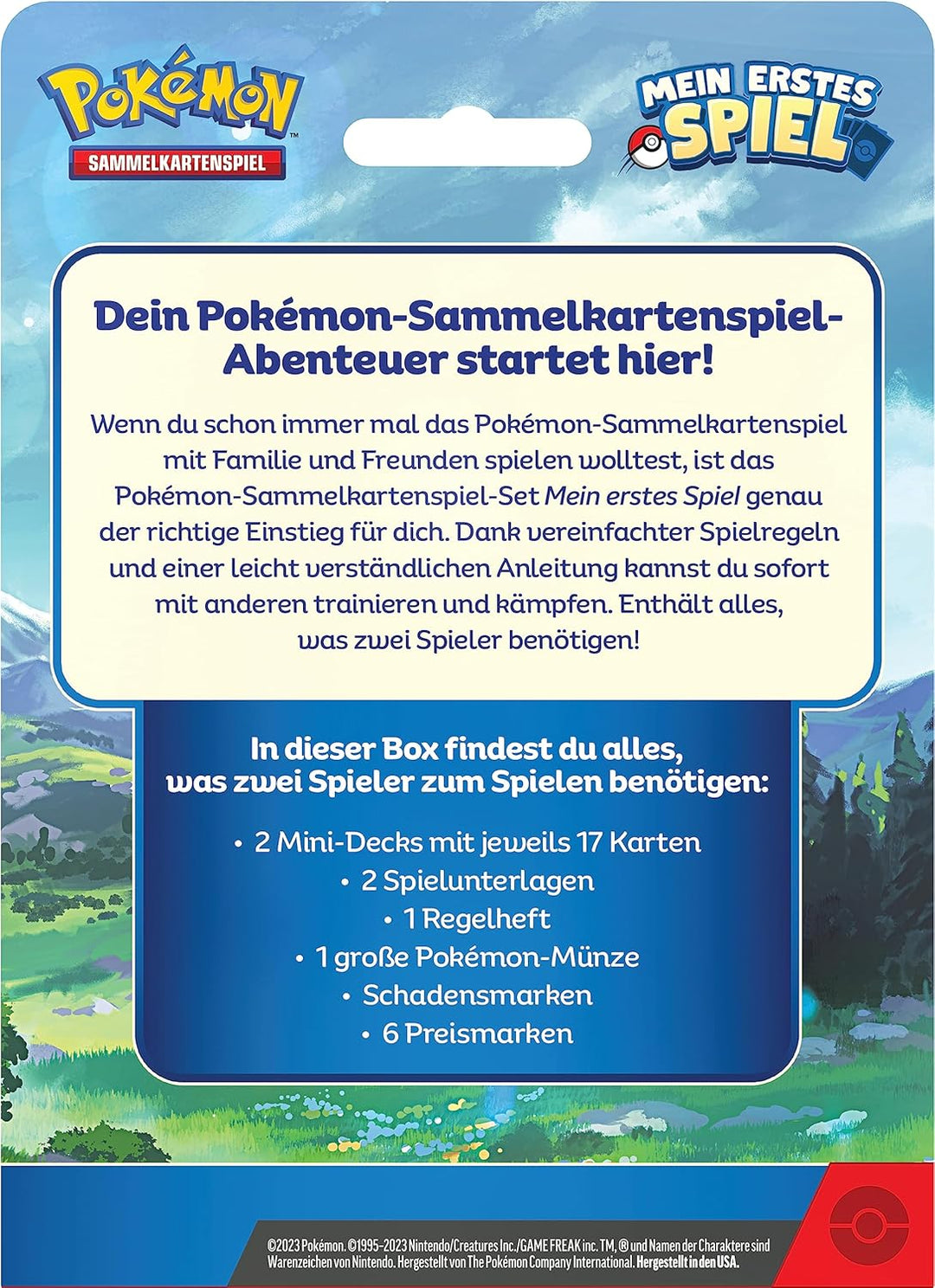 Pokémon-Sammelkartenspiel: Mein erstes Spiel – Pikachu und Bisasam (Mit 2 spielbereiten Mini-Decks &