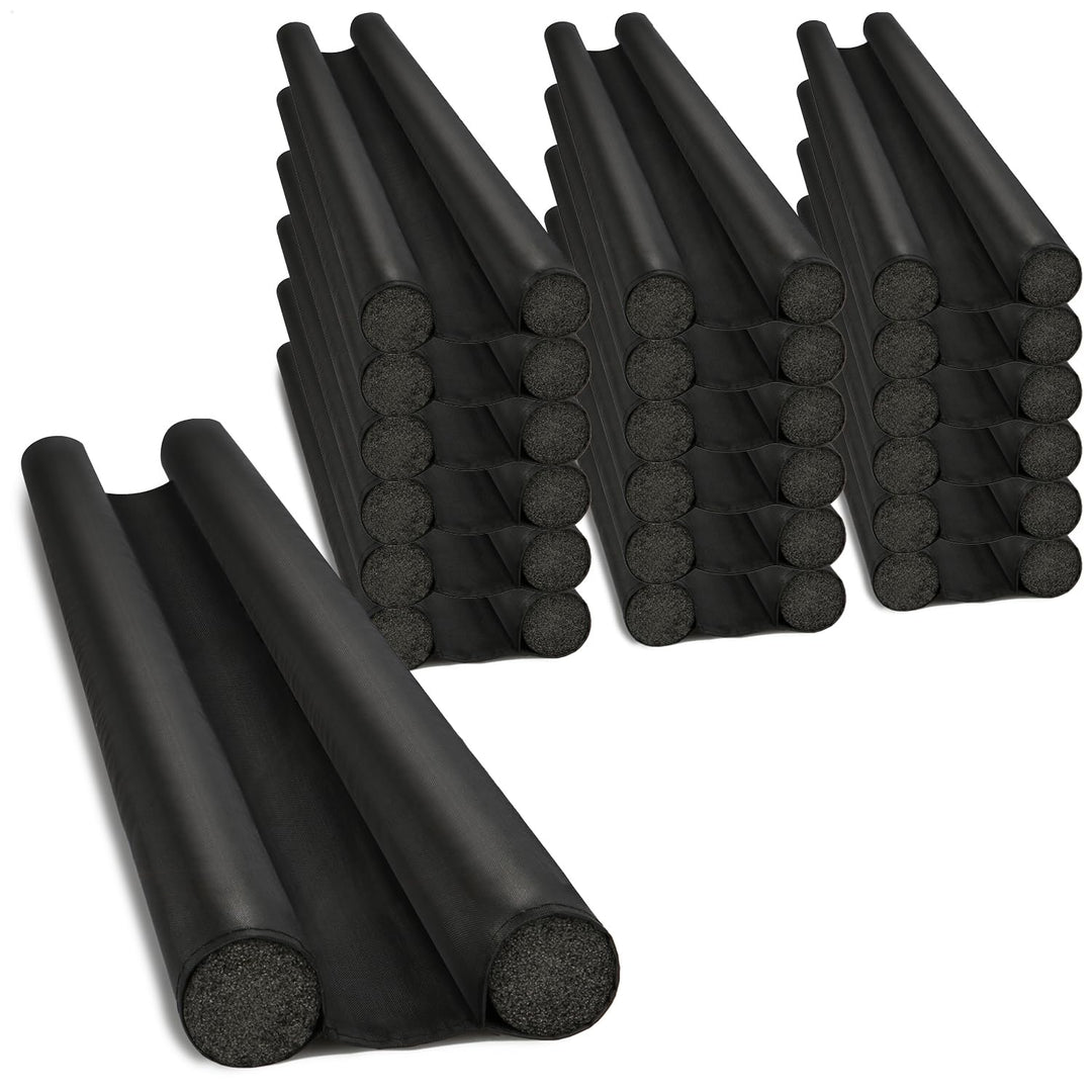 com-four® 18x Zugluftstopper für die Tür, Standardmasse Innentür - Türbodendichtung, Türunterdichtun