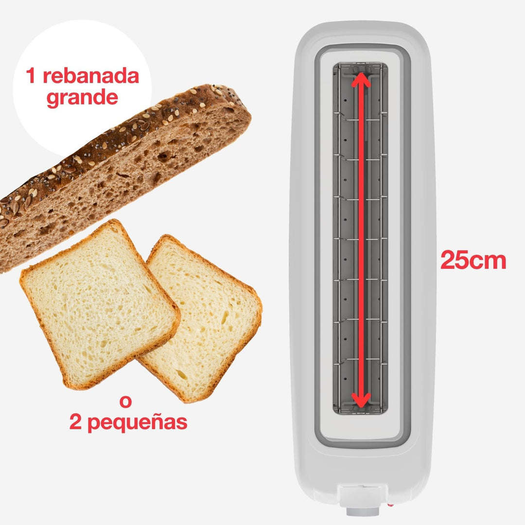 Solac Tl5418 Toaster One Size 1 Langer Schlitz|Weiss, 1 Langer Schlitz|Weiss