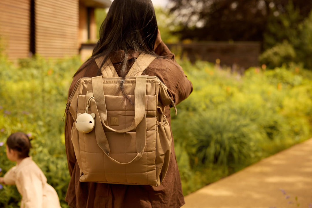 Jollein Wickelrucksack - Quilted Quinn - Bronze - 42x30x16cm
