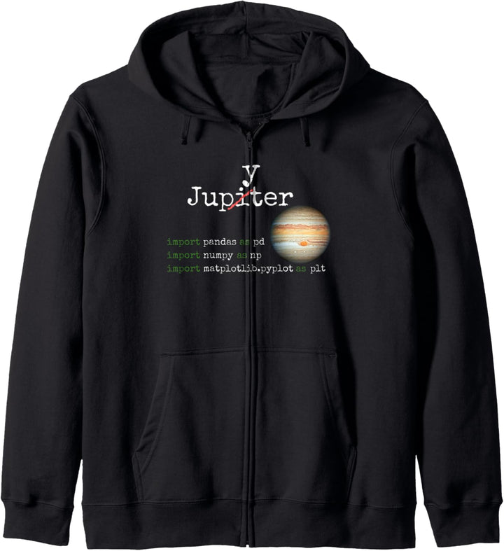 Funny Python Programming design for Jupytor users Kapuzenjacke