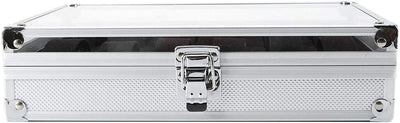 Sutinna Aluminium-Uhrenbox, multifunktionale Schmuckschatulle Uhren-Aufbewahrungsbox, Uhrenbox, für