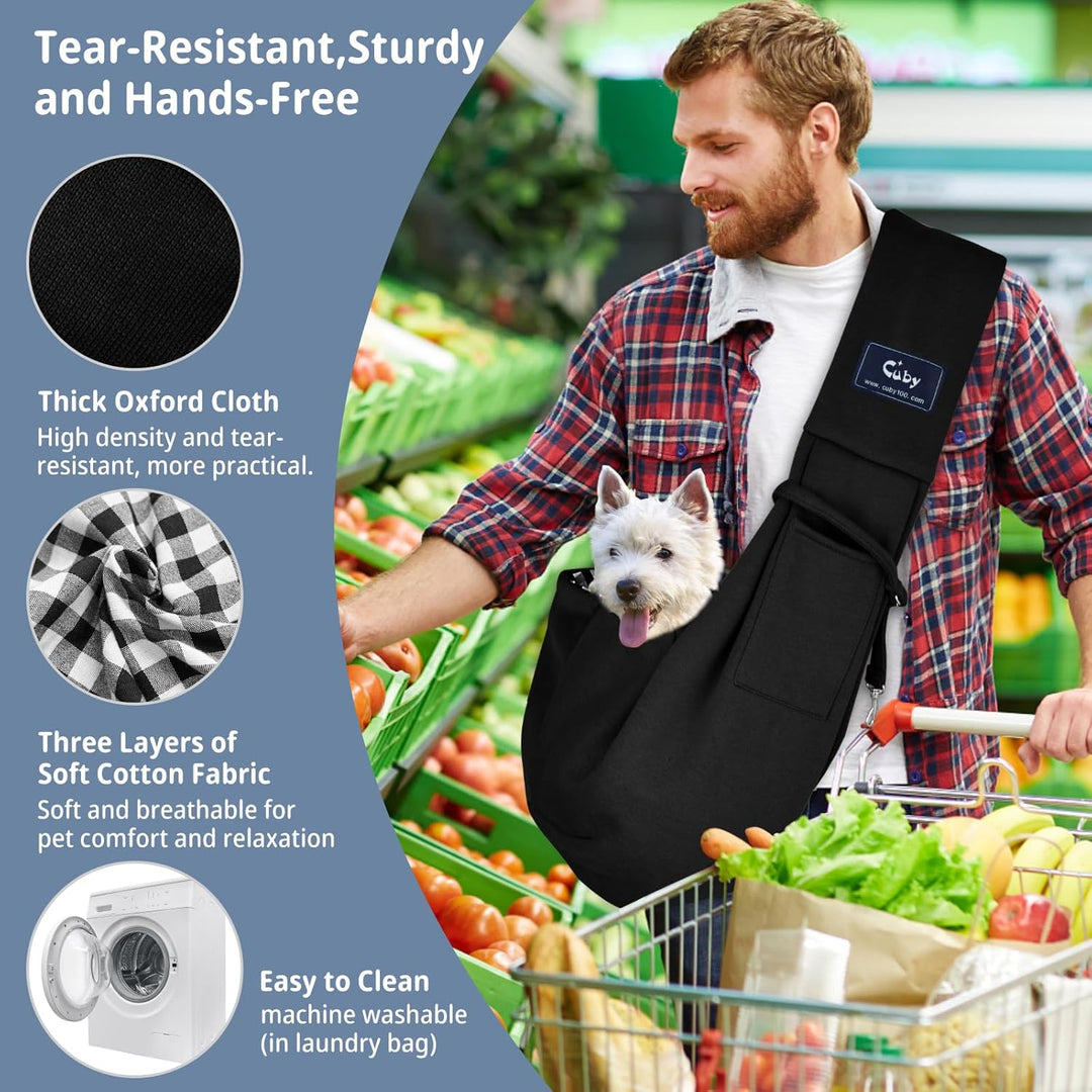 CUBY Sommer Tragetücher Hunde Kleine Hunde Katze Sling Pet Tragetuch Single Schulter Pet Bag für Rei