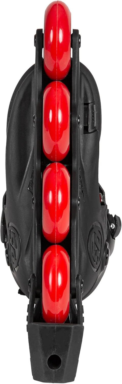 Powerslide Rocket Red, Grösse verstellbar 4-Rollen Kinder Inline Skate, ABEC 7 Kugellager 37-40, 37-