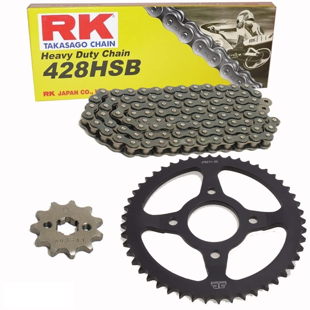 Kettensatz geeignet für CBR 125 R 11-19 Kette RK 428 H 128 offen 15/44