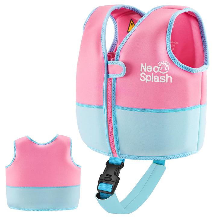 Kinder Mädchen Junge Schwimmlernweste, Schwimmhilfe Schwimmen Jacket für Kleinkinder Alter 1-6 mit E